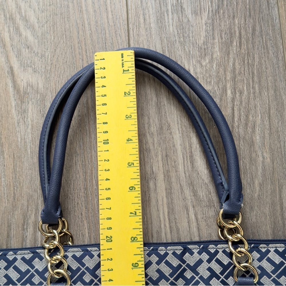 Tommy Hilfiger Over The Shoulder Handbag/Tote/Purse Navy Blue - Picture 8 of 10